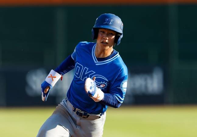 김혜성. /사진=오클라호마시티 코메츠 공식 SNS