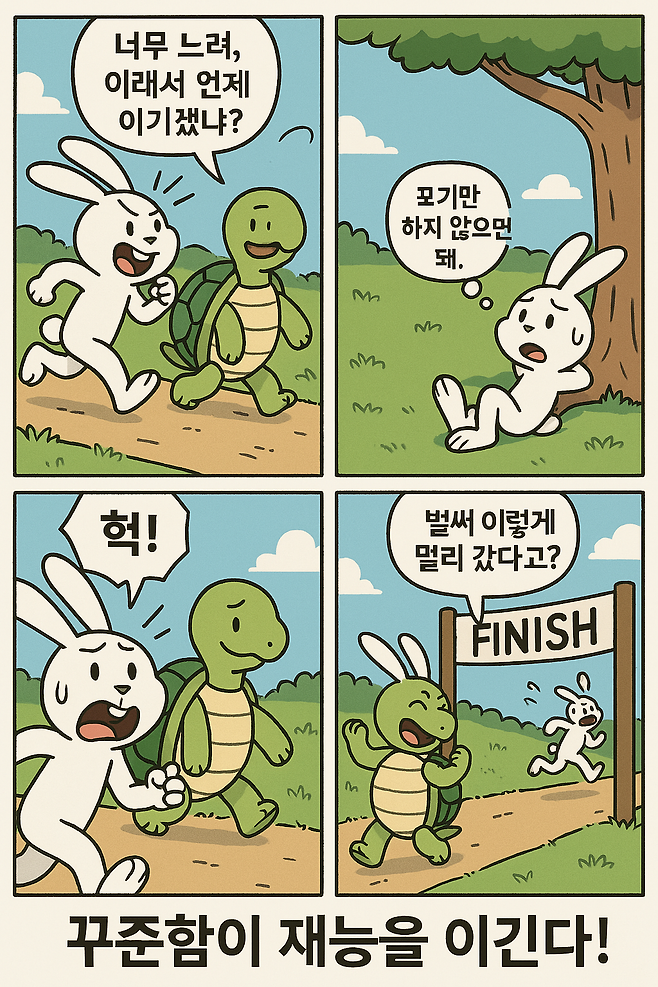 1.png AI) 토끼와 거북이 1화 manhwa