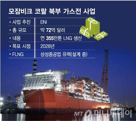 모잠비크 코랄 북부 가스전 사업/그래픽=임종철