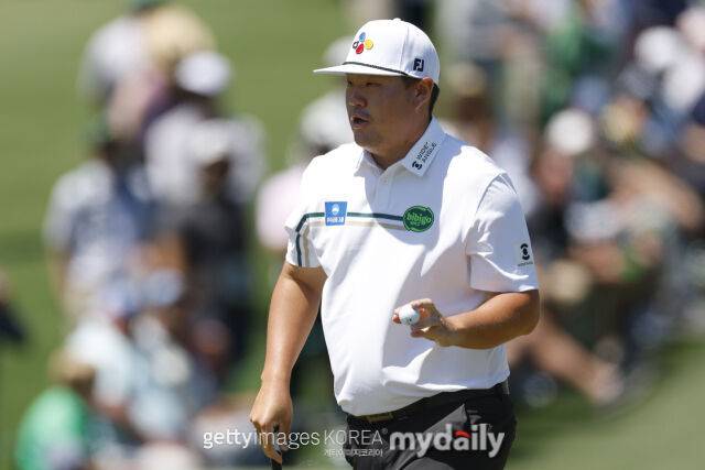 마스터스 공동 5위에 자리한 임성재. /게티이미지코리아