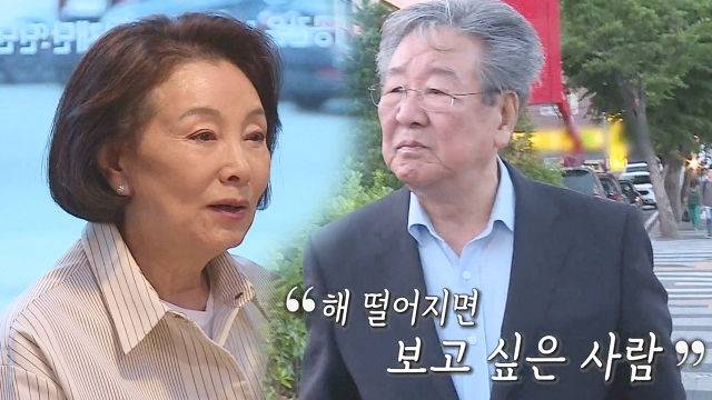 배우 김민자, 최불암 부부. SBS 제공