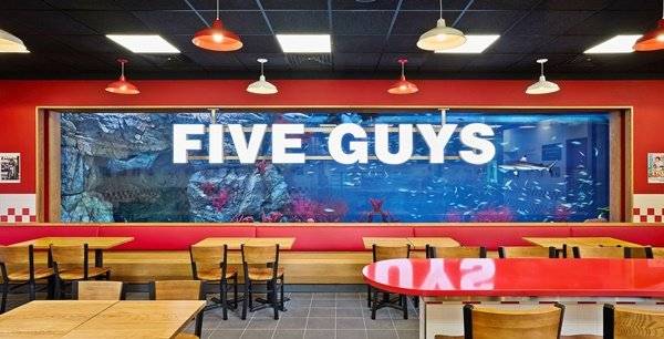 파이브가이즈 광교 6호점 매장 모습. 에프지코리아