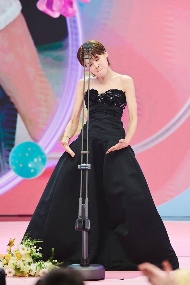 (서울=뉴스1) 권현진 기자 = 방송인 장도연이 28일 서울 상암동 MBC에서 진행된 '2024 MBC 방송연예대상'에서 쇼·버라이어티 부문 여자 최우수상을 받은뒤 소감을 말하고 있다. (MBC 제공) 2025.1.29/뉴스1 Copyright (C) 뉴스1. All rights reserved. 무단 전재 및 재배포, AI학습 이용 금지. /사진=(서울=뉴스1) 권현진 기자