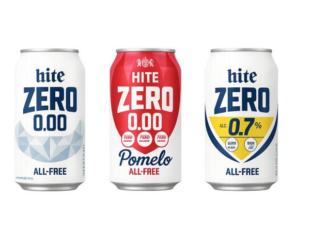 하이트제로 제품 라인업./사진제공=하이트진로음료