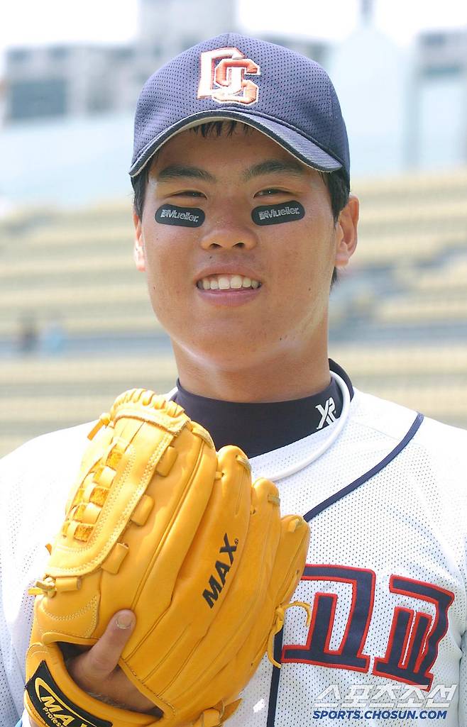 2005년 6월 4일. 제60회 청룡기고교야구  부산고-동산고 경기. 동산고 투수 류현진 . <스포츠조선DB>