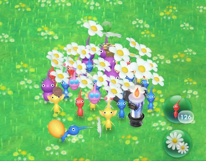 /피크민 블룸 화면 캡처