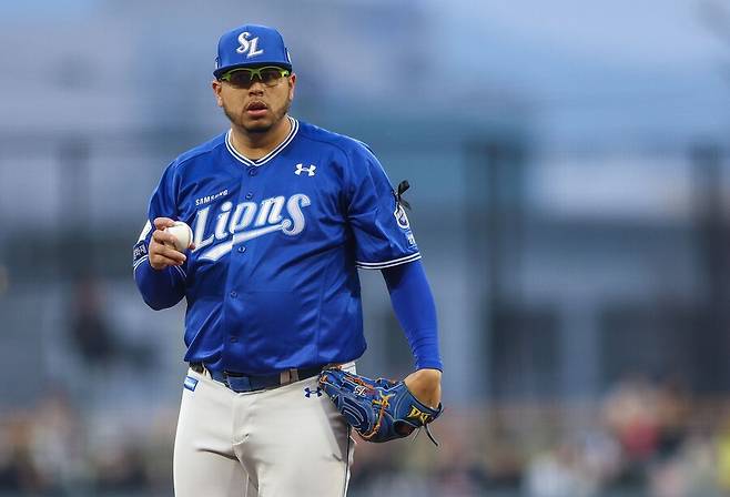 ▲ 삼성 에이스 아리엘 후라도 ⓒ삼성라이온즈