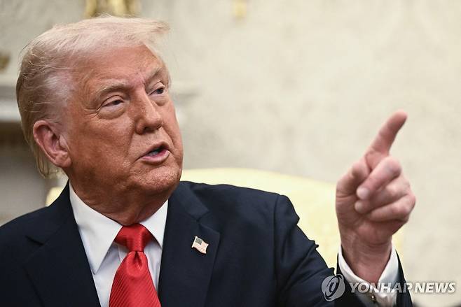 트럼프 미국 대통령 [워싱턴 AFP=연합뉴스. 재판매 및 DB 금지]