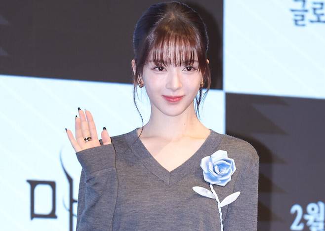 채널A 새 토일드라마 '마녀' 제작발표회에 참석한 배우 노정의. 24.2.11 ⓒ이혜영 기자 lhy@hankooki.com