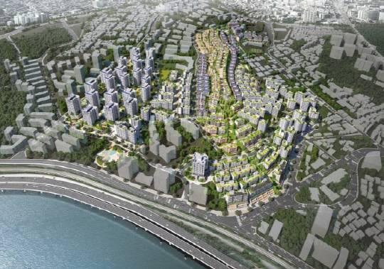 서울 용산구 '한남3구역' 재개발사업 조감도. [용산구 제공]