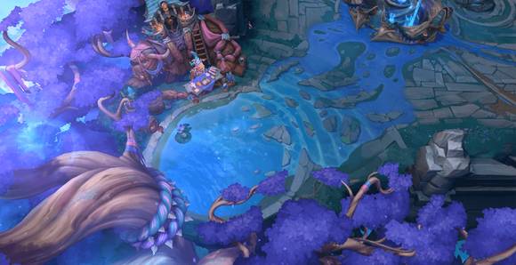 '영혼의 꽃' 테마를 맞아 새단장되는 소환사의 협곡. [사진=라이엇게임즈]