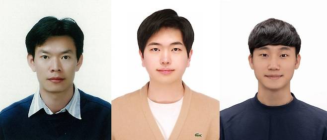이번 연구를 수행한 POSTECH 연구진. 박수진(왼쪽부터) 교수, 최성호, 한동엽 박사.[POSTECH 제공]