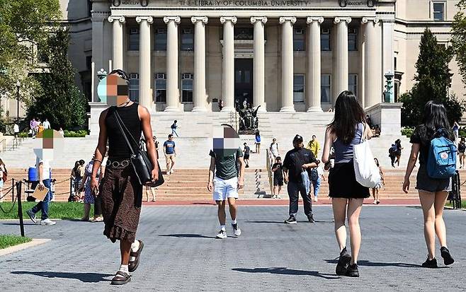 [서울=뉴시스] 미 뉴욕의 컬럼비아대 교정. (출처=컬럼비아대학교 공식 페이스북 갈무리) 2025.4.16. *재판매 및 DB 금지