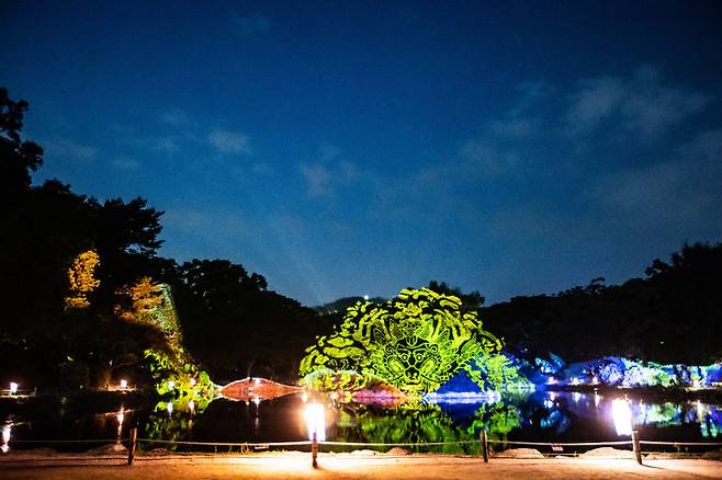 [서울=뉴시스] 궁중문화축전에 진행되는 창경궁) '물빛연화'(사진=국가유산진흥원 제공) 2024.04.16. photo@newsis.com *재판매 및 DB 금지