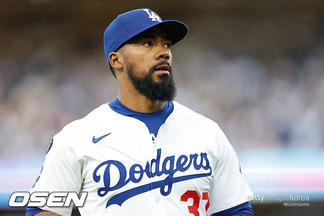 [사진] LA 디저스 테오스카 에르난데스. ⓒGettyimages(무단전재 및 재배포 금지)