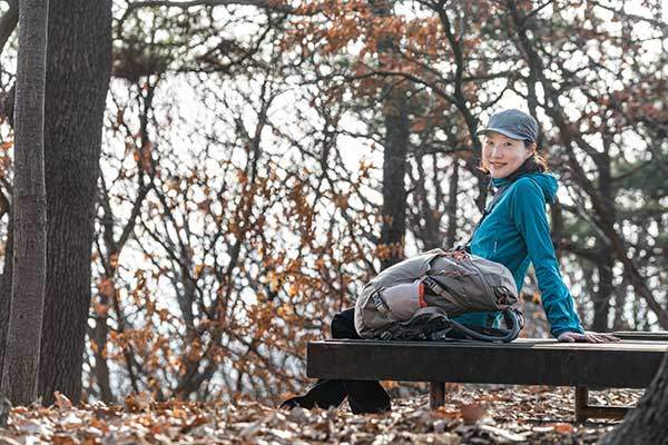 박씨는 장거리 산행을 시작하면서 뾰족했던 성격이 둥글둥글해졌다고 말한다.
