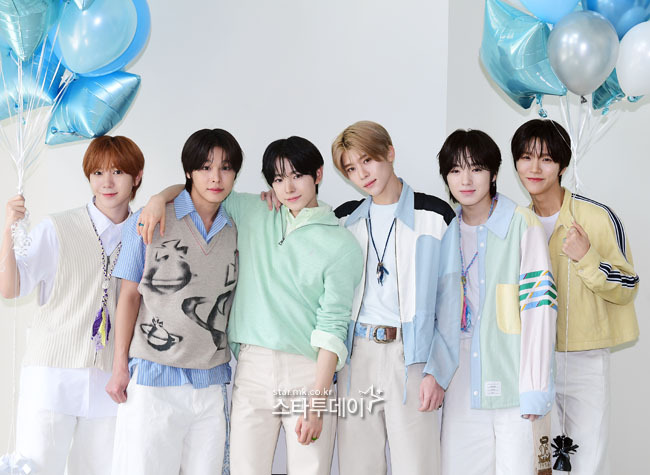 NCT 위시가 두 번째 미니앨범 ‘팝팝’으로 컴백했다. 사진l유용석 기자