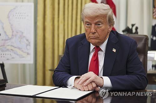 트럼프 대통령 [AP 연합뉴스 자료사진. 재판매 및 DB 금지]