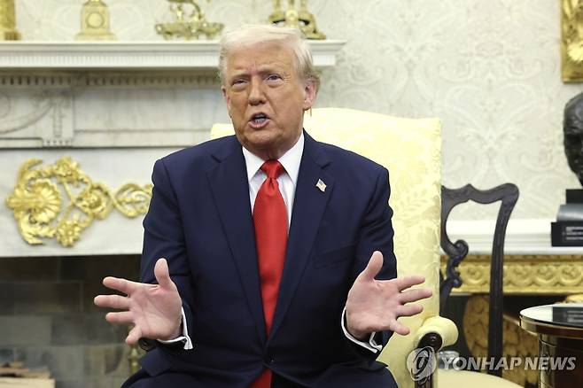 트럼프 미국 대통령 [AP 연합뉴스 자료사진. 재판매 및 DB 금지]