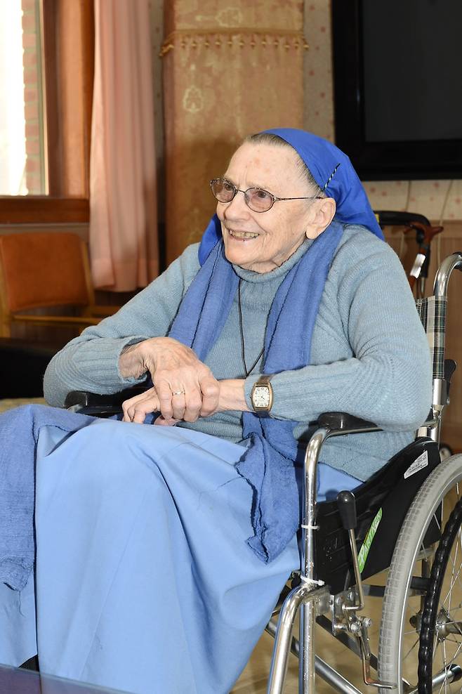 지난 14일 선종한 테레사 수녀의 생전 모습. 사진=수원시