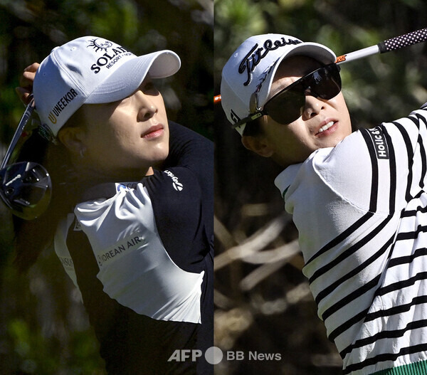 2025년 미국여자프로골프(LPGA) 투어 JM 이글 LA 챔피언십에 출전하는 윤이나, 임진희 프로. 사진제공=ⓒAFPBBNews = News1