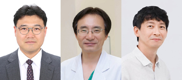 서울아산병원 의생명연구소 전은성 교수·간담도췌외과 김송철 교수, KAIST 바이오및뇌공학과 최정균 교수(왼쪽부터) 연구팀이 췌장암 생존율을 높일 수 있는 실마리를 찾았다. [사진=서울아산병원]