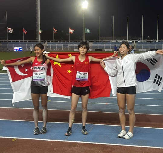 서예지(오른쪽), U18 아시아육상선수권 여자 멀리뛰기 3위. 사진[연합뉴스]