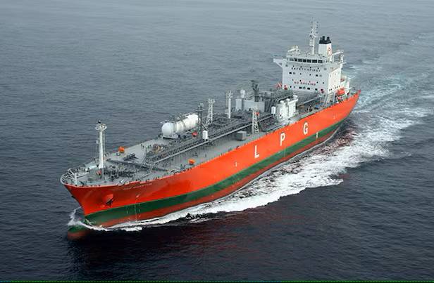 HD현대미포에서 건조한 액화석유가스(LPG) 운반선. 사진제공=HD현대