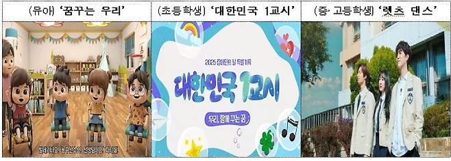 장애 이해 교육을 위한 콘텐츠 [교육부 제공. 재판매 및 DB 금지]