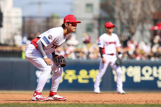 개막전에서 다친 KIA 김도영 [KIA 타이거즈 제공. 재판매 및 DB 금지]