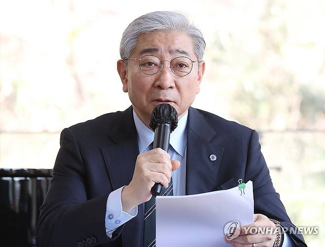 연세대 윤동섭 총장 [연합뉴스 자료사진]