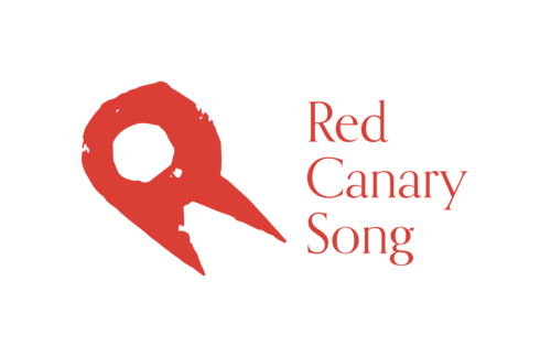 미국의 인권단체 ‘레드 카나리 송(Red Canary Song)’ 로고. 이 단체는 뉴욕을 중심으로 아시아계 및 이주 여성 마사지 노동자들의 권익 보호와 폭력으로부터의 보호 등을 위해 활동하고 있다.