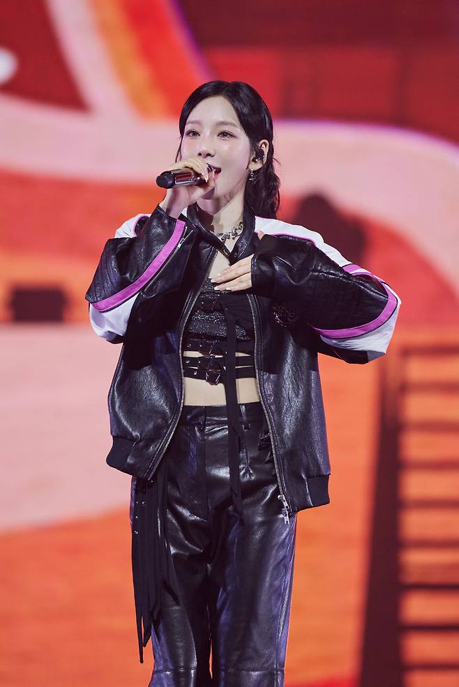 지난 3월 서울 올림픽공원 KSPO돔에서 펼쳐진 태연 콘서트 당시 상황. 사진 제공=SM엔터테인먼트