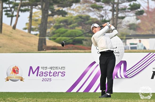 서지은 넥센세인트나인 마스터즈 2025 1R 1번홀 티샷