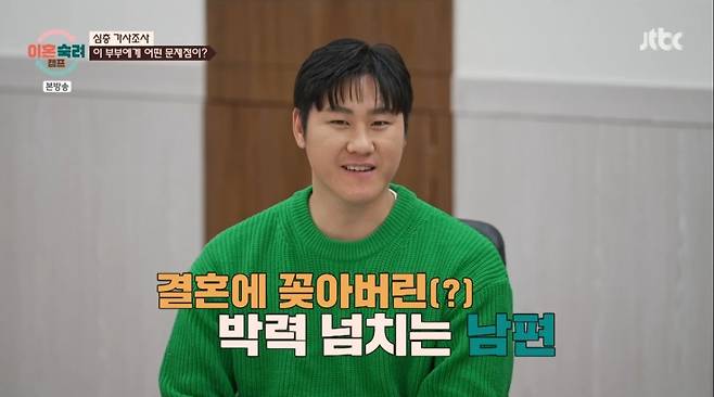 머슴부부로 출연한 남편 박강재씨. /사진=JTBC '이혼숙려캠프' 캡처