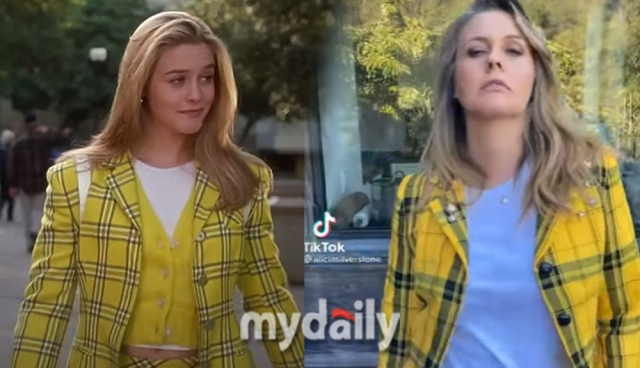 '클루리스' 장면과 명장면을 재현한 실버스톤./넷플릭스 & 실버스톤틱톡