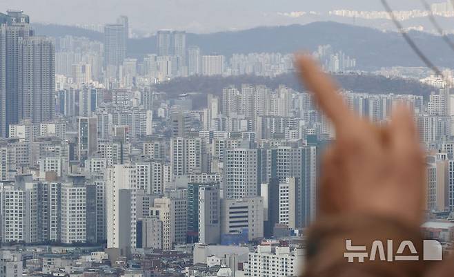 아파트 밀집지역 모습. 뉴시스 자료사진.