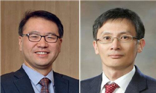 유병서(왼쪽) 신임 예산실장과 박금철 신임 세제실장. 기획재정부 제공