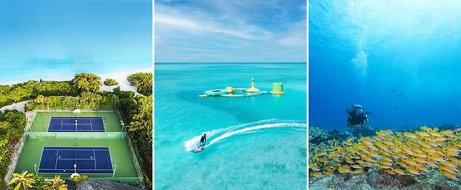 다채로운 활동을 제공하는 액티비티 부대시설. 사진제공|팜투어