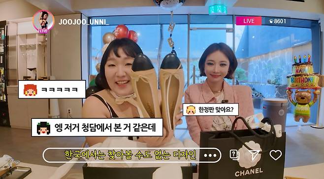 왼쪽부터 이수지, 고준희 /사진=유튜브 채널 '고준희 GO' 영상 캡처