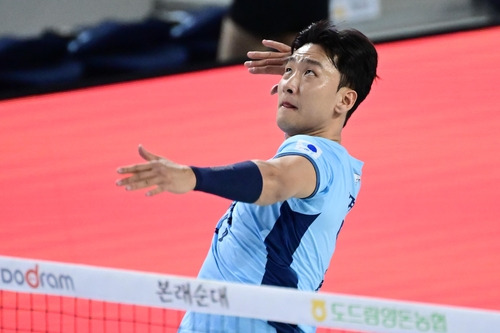 삼성화재와 FA 계약을 체결한 송명근 [한국배구연맹 제공. 재판매 및 DB 금지]