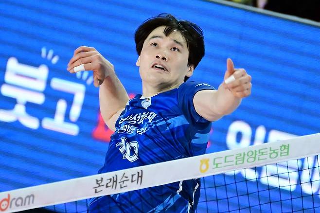 프로배구 한국전력과 FA 계약을 체결한 김정호 [한국배구연맹 제공. 재판매 및 DB 금지]