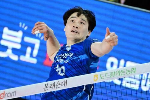 한국전력이 FA 계약을 체결한 김정호 [한국배구연맹 제공. 재판매 및 DB 금지]