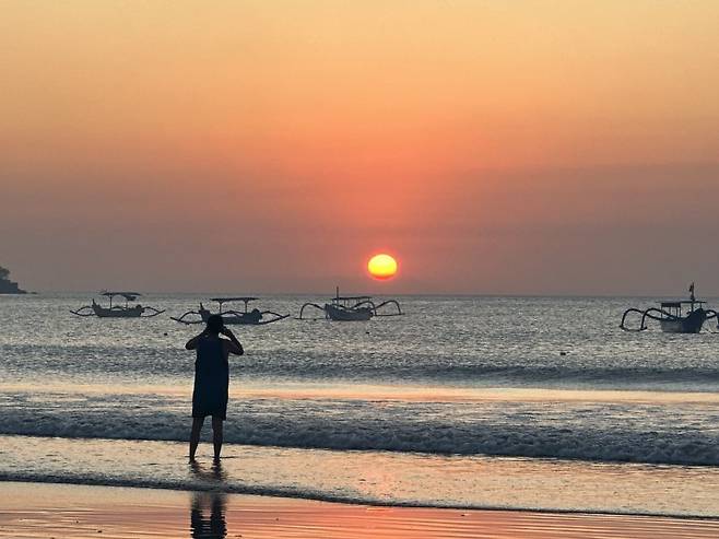 발리 짐바란 해변. ⓒ News1 윤슬빈 기자