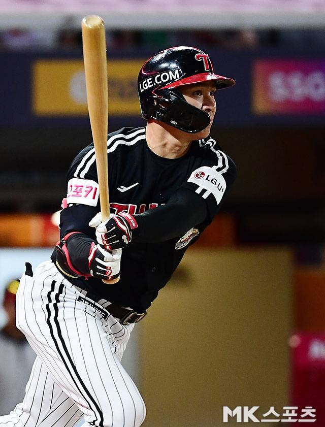 LG 오지환은 18일 인천 SSG전에서 결승포 포함 4안타를 작렬시켰다. 사진=김영구 기자