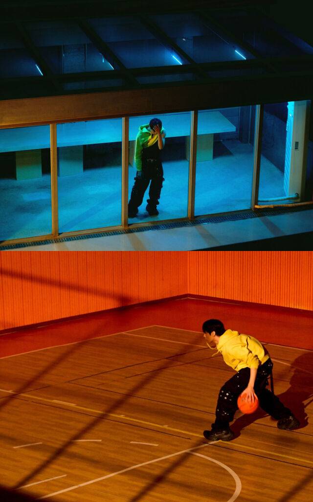 상반된 색감의 포스터가 공개됐다. 고뇌하는 모습과 농구하는 모습을 담아 내용에 대한 궁금증을 유발한다. /전주국제영화제 제공