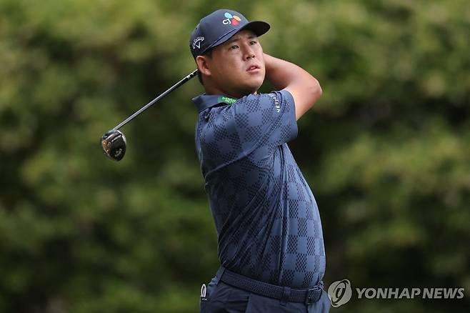 김시우의 2라운드 경기 모습 [게티이미지/AFP=연합뉴스]