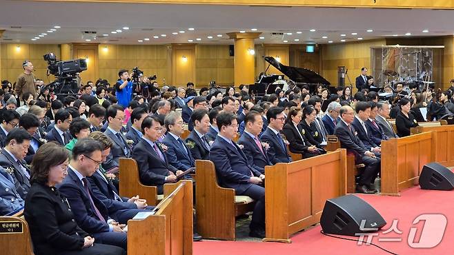 한국교회총연합이 '2025 한국교회 부활절 연합예배'를 20일 서울 광림교회에서 개최했다. (제공=한국교회부활절연합예배준비위원회)