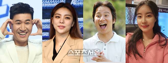 김종민-에일리-심현섭-레인보우 노을. 왼쪽부터. 스포츠서울 DB. 노을 인스타그램.