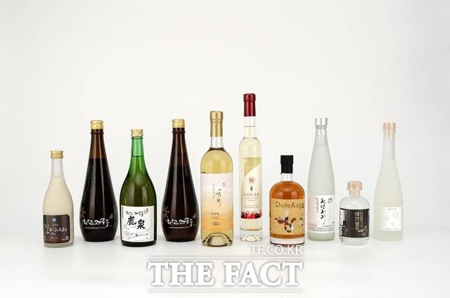 2025 충남술 톱10으로 선정된 전통주. /충남도